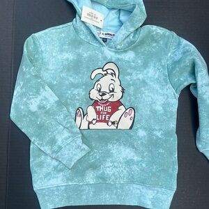 New GUESS Washed Bunny Hoodie (Kids 7-16)